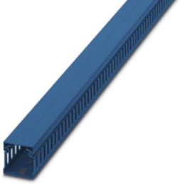 Wiring duct, (L x W x H) 2000 x 40 x 40 mm, Polycarbonate/ABS, blue, 3240590