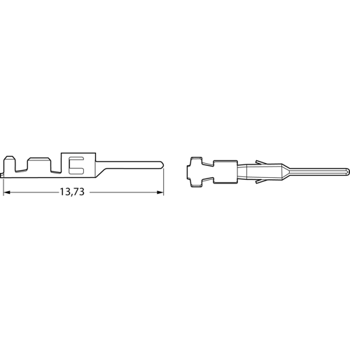 1-794613-1 AMP Crimp Contacts Image 2