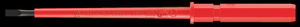 VDE screwdriver, 3 mm, slotted, BL 154 mm, L 154 mm, 05003401001