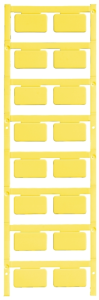 Polyamide Device marker, (L x W) 27 x 15 mm, yellow, 80 pcs