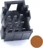 PFT-JPT-9POL-3X3-BROWN ESKA Erich Schweizer DIN PCB Connectors