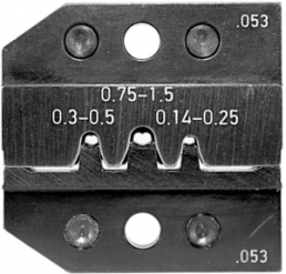 Crimping die for rolled/stamped contacts, 0.14-1.5 mm², R624 053 3 0