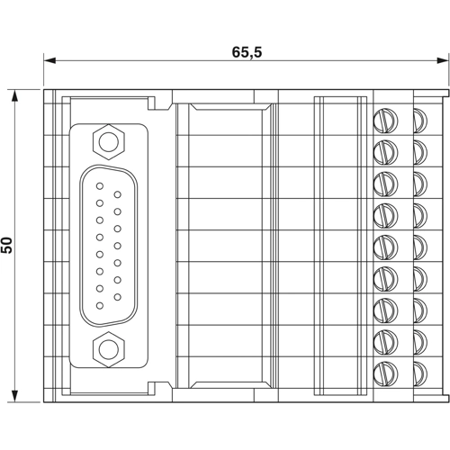 2315120 Phoenix Contact Transfer Modules for Mounting Rail Image 2