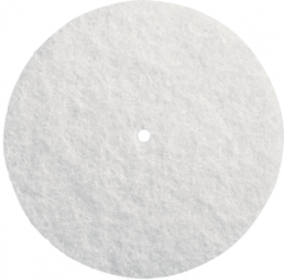 Polishing disc, 6 pieces, Ø 13 mm, shaft Ø 3.2 mm, disc, felt, 2.615.041.432