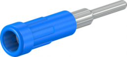 2 mm socket, solder connection, mounting Ø 3.9 mm, blue, 63.9318-23