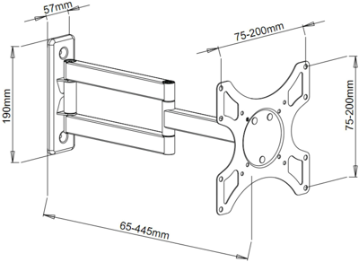 ICA-LCD-2903 EFB-Elektronik Monitor mount Image 3
