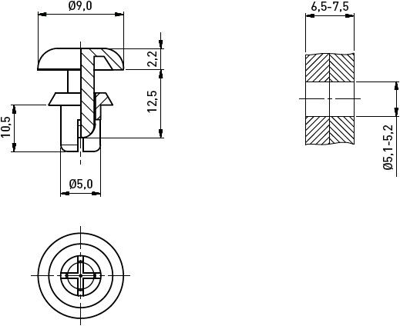 072.21.580 Ettinger Rivets, Dowels Image 2