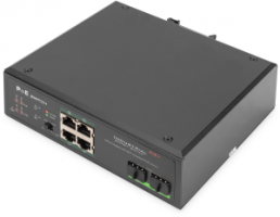 Ethernet switch, unmanaged, 4 ports, 1 Gbit/s, 48-57 VDC, DN-651109