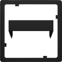 Adapter frame, soft black, for motion detector, 5TG6278-5SB00