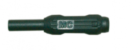 1.5 mm socket, solder connection, 0.25-0.5 mm², black, 65.3321-21