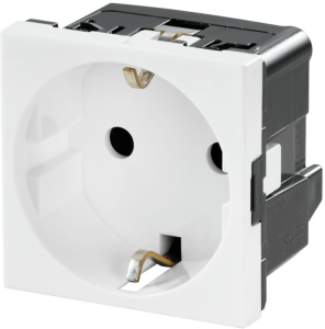 Built-in socket outlet, white, 16 A/250 V, Germany, IP20, 1450730000