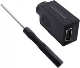 Mini USB 2.0 socket kit, type B, 2001C207