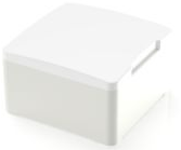 Plunger, square, (L x W x H) 11.65 x 14.5 x 14.5 mm, white, for short-stroke pushbutton, 5.05.512.006/2200