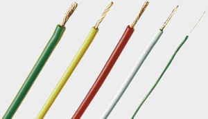 Silicone-stranded wire, highly flexible, halogen free, SiliVolt-1V, 0.5 mm², AWG 20, yellow, outer Ø 2.7 mm