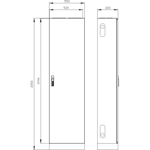 8GK1333-8KN24 Siemens Switch Cabinets, server cabinets Image 2