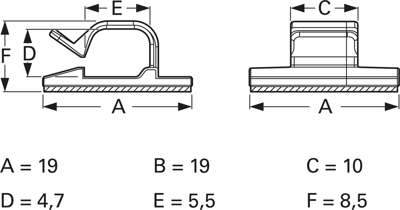 0038AA01 fastpoint Cable Holders Image 2