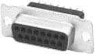 D-Sub connector, 25 pole, standard, straight, solder pin, 5205738-1
