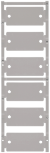 Polyamide Device marker, (L x W) 60 x 30 mm, gray, 30 pcs