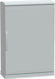 Control cabinet, (H x W x D) 1000 x 750 x 320 mm, IP44, polyester, light gray, NSYPLAZT1073G