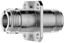 Coaxial adapter, 50 Ω, N socket to N socket, straight, 100024110