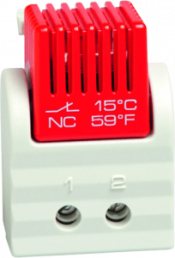 Thermostat, Form B (N/C), 10 °C/0 °C, (L x W x H) 33 x 33 x 47 mm, 01160.0-05