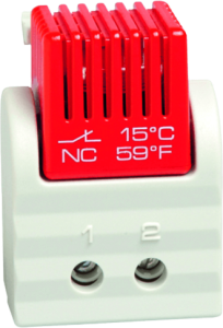 Thermostat, Form B (N/C), 10 °C/0 °C, (L x W x H) 33 x 33 x 47 mm, 01160.0-05