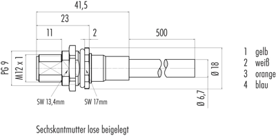 70 3733 706 04 binder Sensor-Actuator Cables Image 2