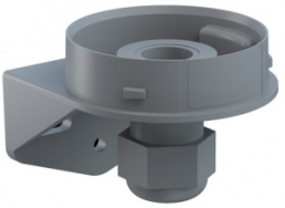 Angle mounting adapter, gray, (Ø x L x W x H) 62 x 67 x 62 x 51 mm, for EvoSIGNAL, 260 700 06
