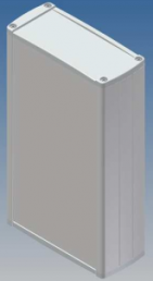 Aluminum Profile enclosure, (L x W x H) 175 x 106 x 46 mm, white (RAL 9002), IP54, TEKAL 33.30