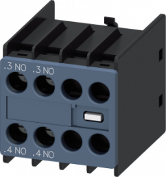 Auxiliary switch, 10 A, 2 Form A (N/O), screw connection, 3RH2911-1HA20