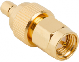 Coaxial adapter, 50 Ω, SMA plug to SMB socket, straight, 242144