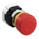 Emergency stop switch non-illuminated, 3 NC, 1 NO contacts, 16 mm