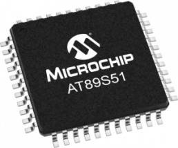 8051 microcontroller, 8 bit, 24 MHz, TQFP-44, AT89S51-24AU