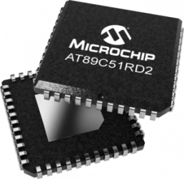 80C51 microcontroller, 8 bit, 60 MHz, PLCC-44, AT89C51RD2-SLSUM
