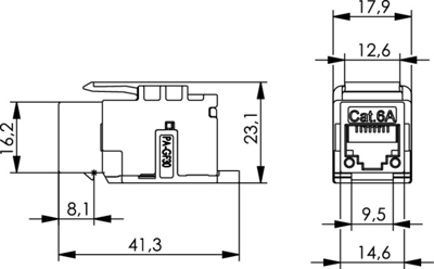 100023230 Telegärtner Modular Connectors Image 2