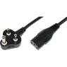 IND/3-H05VVF3G100-C13/2,50M SW9005 FELLER Power Cords