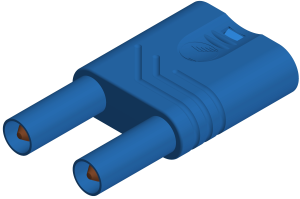 Ø 4 mm Short-circuit plug, blue