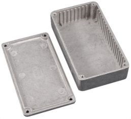 Aluminum die cast enclosure, (L x W x H) 121 x 66 x 40 mm, natural, IP65, 1590WN