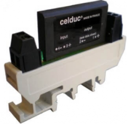 Solid state relay, 10-30 VDC, DC on/off, 12-36 VDC, 10 A, DIN rail, XKLD31006
