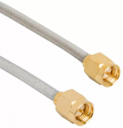 Coaxial Cable, SMA plug (straight) to SMA plug (straight), 50 Ω, 0.085" CONFORMABLE, 457 mm, 135101-R1-18.00