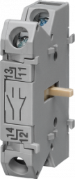 Auxiliary switch, 1 Form A (N/O) + 1 Form B (N/C), for EMERGENCY STOP switch 3LD5, 3LD9200-5CF