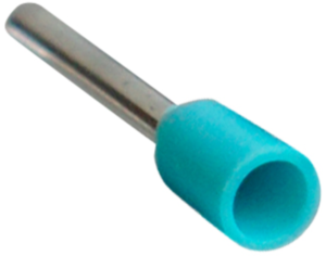 Insulated Wire end ferrule, 0.34 mm², 13 mm/8 mm long, DIN 46228/4, turquoise, 459908