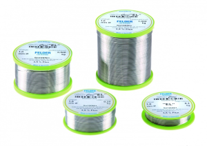 Solder wire, lead-free, Sn99Ag0.3Cu0.7NiGe, Ø 1 mm, 250 g