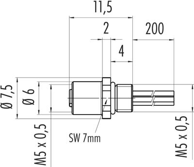 09 3106 01 03 binder Sensor-Actuator Cables Image 2