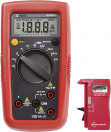 TRMS measuring device kit AM-HEX, 10 A(DC), 10 A(AC), 1000 VDC, 1000 VAC, CAT III 1000 V, CAT IV 600 V