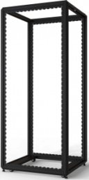 42 U cabinet rack, mobile, (H x W x D) 2000 x 800 x 900 mm, steel, black gray, 20630-235