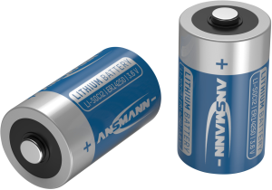 Lithium-Battery, 3.6 V, ER14250H, 1/2 AA, round cell