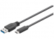USB 3.0 Adapter cable, USB plug type A to USB plug type C, 0.5 m, black