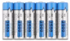 S 2080 METREL Round Cell Batteries, 9V Block Batteries