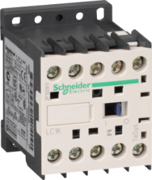 Power contactor, 3 pole, 12 A, 3 Form A (N/O), coil 400 VAC, screw connection, LC1K1201V7